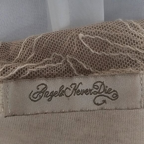 Angels never die Cream Embroidered Dress - Picture 13 of 15